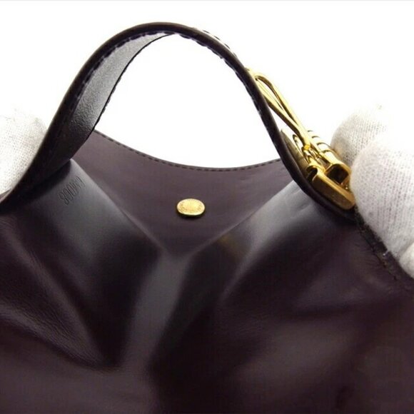 LOUIS VUITTON key case Verni Patent Leather Authentic UseD - Picture 7 of 10